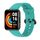 Per Redmi Watch 2 xDfind Cinturino integrato in silicone tinta unita (ciano) Per Redmi Watch 2 xDfind Cinturino integrato in silicone tinta unita (ciano)