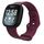 Per Fitbit Versa 4 / Versa 3 / Sense 2 / Sense, trova il cinturino in silicone, taglia: L (viola rosso) Per Fitbit Versa 4 / Versa 3 / Sense 2 / Sense, trova il cinturino in silicone, taglia: L (viola rosso)