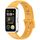 Cinturino per orologio in silicone lucido xDfind con bottone a pressione per Huawei Band 10/9/8 (giallo) Cinturino per orologio in silicone lucido xDfind con bottone a pressione per Huawei Band 10/9/8 (giallo)