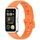 Cinturino per orologio in silicone lucido xDfind con bottone a pressione per Huawei Band 10/9/8 (arancione) Cinturino per orologio in silicone lucido xDfind con bottone a pressione per Huawei Band 10/9/8 (arancione)