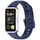 Cinturino per orologio in silicone lucido xDfind con bottone a pressione per Huawei Band 10/9/8 (blu scuro) Cinturino per orologio in silicone lucido xDfind con bottone a pressione per Huawei Band 10/9/8 (blu scuro)