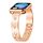 Per Xiaomi Mi Band 8 Pro / Redmi Watch 4, cinturino in metallo con motivo a fiocchi di neve (oro rosa) Per Xiaomi Mi Band 8 Pro / Redmi Watch 4, cinturino in metallo con motivo a fiocchi di neve (oro rosa)