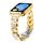 Per Xiaomi Mi Band 8 Pro / Redmi Watch 4, cinturino in metallo con fibbia a farfalla e piccoli diamanti quadrati (oro) Per Xiaomi Mi Band 8 Pro / Redmi Watch 4, cinturino in metallo con fibbia a farfalla e piccoli diamanti quadrati (oro)