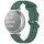 Cinturino in silicone con fibbia argentata a sgancio rapido per Garmin Lily 2 xDfind (verde scuro) Cinturino in silicone con fibbia argentata a sgancio rapido per Garmin Lily 2 xDfind (verde scuro)