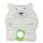 Asciugamano da bagno con cappuccio a forma di animale del bambino, dimensioni: 100 × 75 cm (orso bianco)
