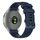 Cinturino per orologio in silicone tinta unita a quadri piccoli xDfind da 22 mm (blu navy) Cinturino per orologio in silicone tinta unita a quadri piccoli xDfind da 22 mm (blu navy)