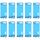 Per Samsung Galaxy Z Flip3 5G SM-F711B 10 pezzi di adesivo per alloggiamento frontale Per Samsung Galaxy Z Flip3 5G SM-F711B 10 pezzi di adesivo per alloggiamento frontale