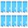 Per Samsung Galaxy Z Flip5 SM-F731B 10 pezzi di adesivo per alloggiamento frontale Per Samsung Galaxy Z Flip5 SM-F731B 10 pezzi di adesivo per alloggiamento frontale