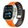 Cinturino magnetico in silicone Norman per Apple Watch 42 mm / 41 mm / 40 mm / 38 mm (arancione nero) Cinturino magnetico in silicone Norman per Apple Watch 42 mm / 41 mm / 40 mm / 38 mm (arancione nero)
