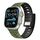 Cinturino magnetico in silicone Norman per Apple Watch 42 mm / 41 mm / 40 mm / 38 mm (verde militare nero) Cinturino magnetico in silicone Norman per Apple Watch 42 mm / 41 mm / 40 mm / 38 mm (verde militare nero)