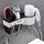 Appendiabiti per asciugacapelli Free Punch Wall Mounted Bagno Portaoggetti WC multifunzione (nero elegante)