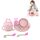Creativo anti-scottatura stoviglie per bambini Scomparto per lumache per bambini Ciotola per tazza (rosa)
