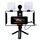 Kit video per smartphone con luce di riempimento a LED e microfono, streaming live mobile all-in-one (AY-49X) Kit video per smartphone con luce di riempimento a LED e microfono, streaming live mobile all-in-one (AY-49X)