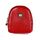 Portamonete in pelle con cerniera portatile piccola 2028 Lady (rosso)