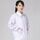 Tuta con risvolto giacca antipolvere corta antistatica, taglia: XXXXL (bianco) Tuta con risvolto giacca antipolvere corta antistatica, taglia: XXXXL (bianco)