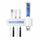Smart Toothbrush Sterilizer UV Sterilizzazione Elettrico a parete Portabicchieri per spazzolino da denti (bianco) Smart Toothbrush Sterilizer UV Sterilizzazione Elettrico a parete Portabicchieri per spazzolino da denti (bianco)