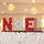 3 pezzi di decorazioni natalizie Ornamenti in legno per lettere Ornamenti per stampa desktop (modelli NOEL)