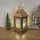 Decorazione natalizia in legno Lanterna a vento Ornamenti luminosi a LED Lanterna portatile Luci natalizie, Taglia: S (B)