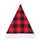2 pezzi decorazioni natalizie cappello natalizio scozzese decorazione natalizia cappello adulto (scozzese rosso)