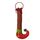 2 pezzi Decorazioni natalizie Piedi da elfo Anello di ferro Campanelli per porte Stivali da elfo Ornamenti per battente (rosso)