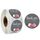 10 Pz Roll Flower Decoration Grazie Sigillo adesivo Busta Decorazione Decorazione di nozze Decorazione, Dimensioni: 2.5 cm / 1 pollice (A-19)