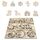 Set regalo creativo di decorazioni fai da te di Natale, ciondolo in trucioli di legno fatto a mano, stile: JM02030