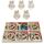 Set regalo creativo di decorazioni fai da te natalizie con ciondolo in trucioli di legno fatto a mano, stile: JM02037