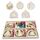 Set regalo creativo di decorazioni fai da te natalizie, ciondolo in trucioli di legno fatto a mano, stile: JM02038