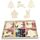 Set regalo creativo di decorazioni fai da te di Natale, ciondolo in trucioli di legno fatto a mano, stile: JM02039