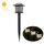 4 PCS Lampada da giardino solare da esterno per esterni Luce da giardino a LED per uso domestico (luce calda)
