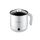 Fornello elettrico multifunzione Mini dormitorio per studenti che cucinano riso per friggere pentola antiaderente, spina americana da 110 V, colore: bianco pentola manuale singola (1,7 l) Fornello elettrico multifunzione Mini dormitorio per studenti che cucinano riso per friggere pentola antiaderente, spina americana da 110 V, colore: bianco pentola manuale singola (1,7 l)
