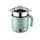 Fornello elettrico multifunzione Mini dormitorio per studenti che cucinano riso per friggere pentola antiaderente, spina americana da 110 V, colore: verde manuale con griglia per la cottura a vapore (1,7 l) Fornello elettrico multifunzione Mini dormitorio per studenti che cucinano riso per friggere pentola antiaderente, spina americana da 110 V, colore: verde manuale con griglia per la cottura a vapore (1,7 l)