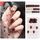 5 Set Indossare Nail Art Balletto di Natale Unghie finte Prodotto finito Chiodo di usura rimovibile (F741-10) 5 Set Indossare Nail Art Balletto di Natale Unghie finte Prodotto finito Chiodo di usura rimovibile (F741-10)