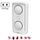 BG302 Dual-Speaker Conversione di frequenza intelligente Repellente per zanzare Repellente per insetti ad ultrasuoni, Specifiche del prodotto: Spina USA 110 V (bianco)