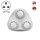 Repellente per mouse / repellente per insetti / repellente per zanzare a ultrasuoni a 3 avvisatori acustici BG310, specifiche del prodotto: spina UK 220V (bianco)