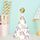 20 pezzi simpatici bambini abbronzanti cappelli di compleanno decorazioni per torte cappelli da festa arcobaleno carino