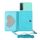 Per Samsung Galaxy S22 5G Crossbody Crossbody Crossbody Banchbody Bait Beat Case Phone Custodia (azzurro) Per Samsung Galaxy S22 5G Crossbody Crossbody Crossbody Banchbody Bait Beat Case Phone Custodia (azzurro)