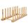 4 PCS Multi-use Bowl Disc Rack da cucina Scarpe da cucina Bamboo Tableware rack, strato (specifica): 7 griglia
