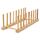 4 PCS Multi-use Bowl Disc Rack da cucina Scarpe da cucina Bamboo Tableware rack, strato (specifica): 8 griglia