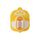 Staffa per doccia regolabile con base fissa universale Shakehead per doccia gratuita (giallo limone)