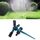 Sistema di irrigazione del prato con irrigatori da giardino regolabili e rotanti a 360 gradi automatici con spruzzatori a 3 bracci e base a punta Sistema di irrigazione del prato con irrigatori da giardino regolabili e rotanti a 360 gradi automatici con spruzzatori a 3 bracci e base a punta