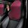 Poggiatesta in poliestere per cuscino per collo auto in memory foam traspirante Four Seasons (rosso)