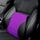 Cuscino lombare per auto in memory foam traspirante Four Seasons (viola)