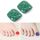 2 PCS Crystal Falso Nail Art Tips Adesivi per decalcomanie con strass a copertura totale (NO: 18)
