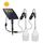 SNF-0092 6W Lampadina per illuminazione a lanterna solare per esterni IP44 Impermeabile LED One for Two Sistema di illuminazione Lampada da giardino divisa, Lunghezza: 5m