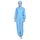 Tuta da lavoro antipolvere con cappuccio diviso antistatico a righe, taglia: XXXXL (blu) Tuta da lavoro antipolvere con cappuccio diviso antistatico a righe, taglia: XXXXL (blu)