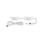 LED Trucco Mirror Light Beauty Fill Light Hand Sweep Sensore Specchio Lampada frontale, alimentazione Fonte: 2 Lampadine (Bianco naturale)