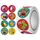 2 pezzi Asilo nido per bambini Cartoon Animal Stickers Gift Packaging Bag Adesivi di tenuta, Dimensioni: 25mm 500 / Rolls (C90)