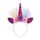 2 pezzi f006 Unicorn Fascia per bambini Festival per bambini Festival Party Party Accessori per capelli (Rose Red 2)