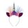 2 PCS F006 Unicorn Fascia per bambini Festival di compleanno Festival Party Accessori per capelli (Argento 2)
